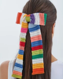 Bijou Brigitte Haarspangen|Haarschleifen>Haarspange - Crochet Bow mehrfarbig
