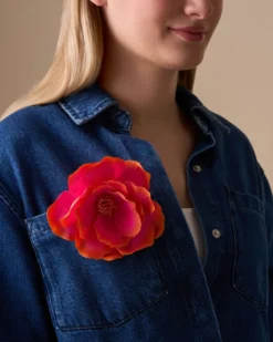 Bijou Brigitte Haarspangen>Haarspange - Hot Flower pink