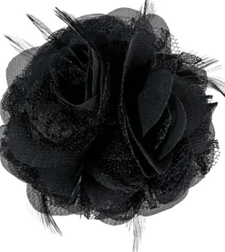 Bijou Brigitte Haarspangen|Broschen>Haarspange - Midnight Flower schwarz