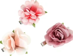 Bijou Brigitte Brauthaarschmuck|Haarspangen>Haarspangen-Set - Flower Dream rosa