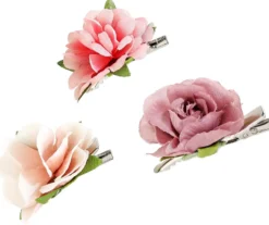 Bijou Brigitte Brauthaarschmuck|Haarspangen>Haarspangen-Set - Flower Dream rosa