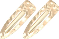 Bijou Brigitte Haarspangen>Haarspangen-Set - Hammered gold