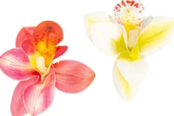 Bijou Brigitte Haarspangen>Haarspange- Orchid Double rosa, gelb