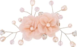 Bijou Brigitte Haarspangen|Brauthaarschmuck>Haarspange - Rosagold Flowers rosa, roségold