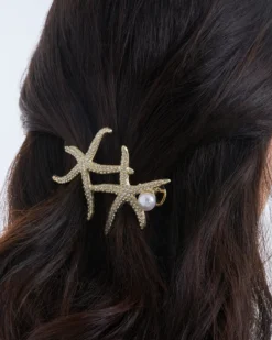 Bijou Brigitte Haarspangen|Maritimer Schmuck>Haarspange- Sea Sparkle gold
