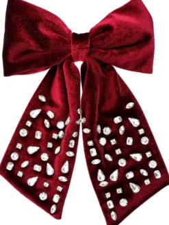 Bijou Brigitte Haarspangen|Haarschleifen>Haarspange - Velvet Sparkle rot, silber