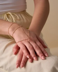 Bijou Brigitte Armbänder Gold>Handkette - en Touch gold