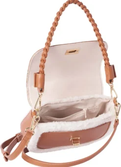 Bijou Brigitte Handtaschen>Handtasche - Beige Teddy beige, braun