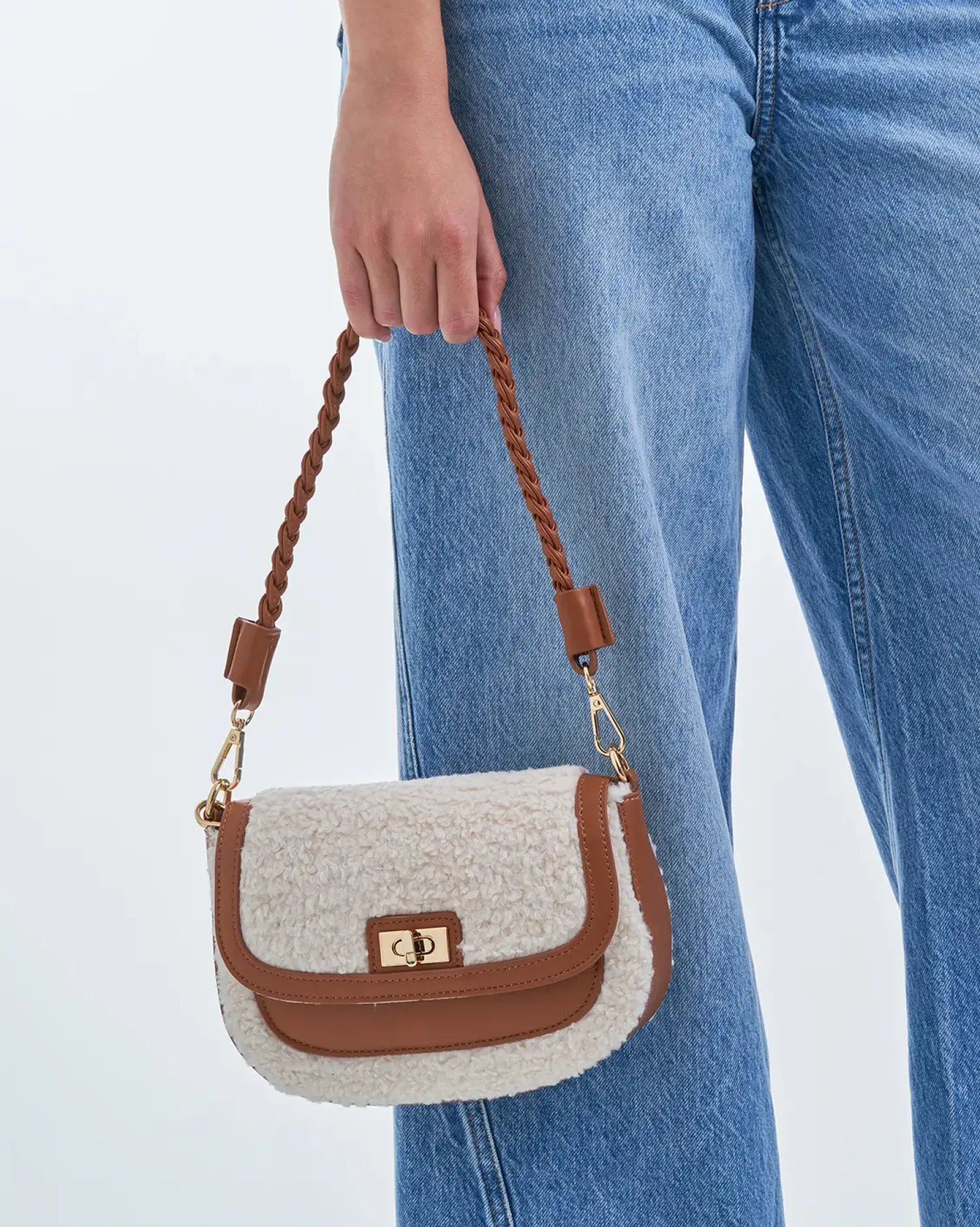Bijou Brigitte Handtaschen>Handtasche - Beige Teddy beige, braun