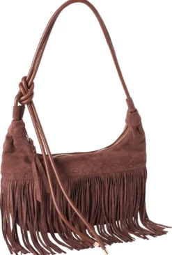 Bijou Brigitte Handtaschen>Handtasche - Brown Fringes braun