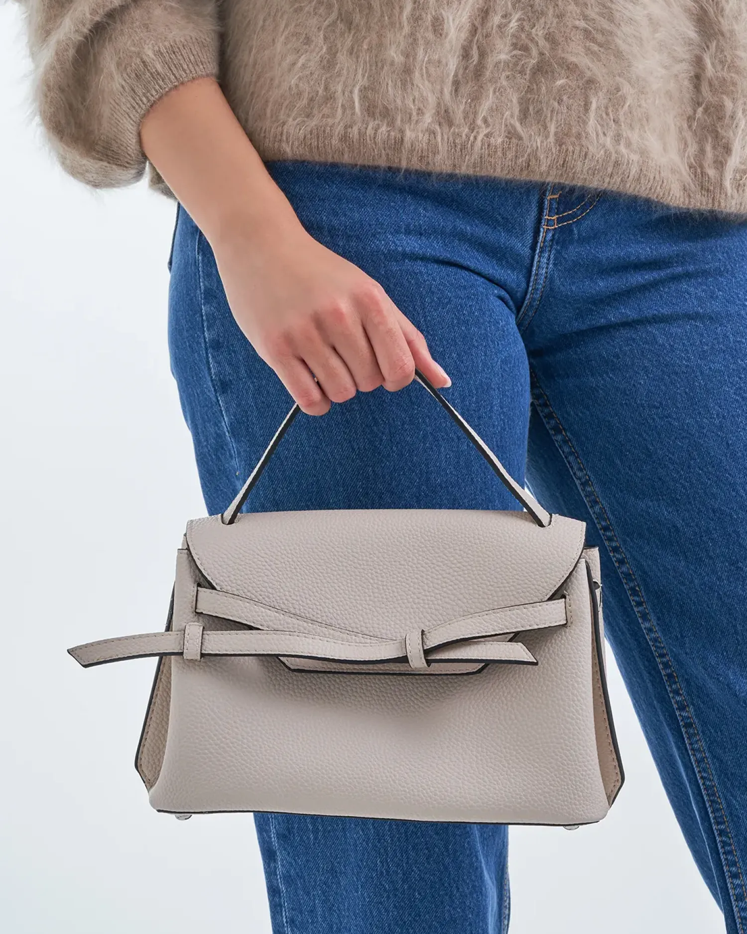 Bijou Brigitte Handtaschen>Handtasche - Grey Flap grau