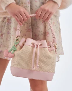 Bijou Brigitte Handtaschen>Handtasche - Pink Cherry beige, rosa
