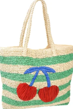 Bijou Brigitte Handtaschen>Handtasche - Red Cherry beige, grün