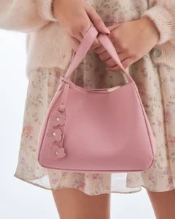 Bijou Brigitte Handtaschen>Handtasche - Rose Flower rosa