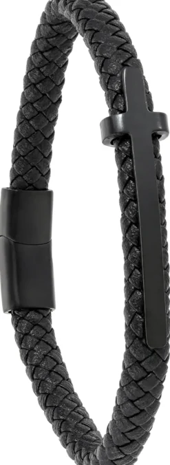 Bijou Brigitte Herrenarmbänder>Herren Armband - Black Mesh schwarz