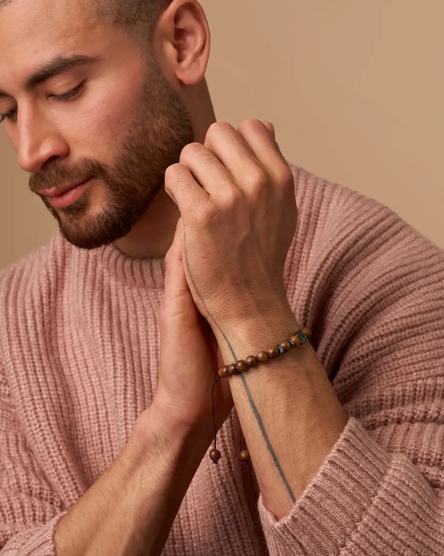 Bijou Brigitte Herrenarmbänder>Herren Armband - Bold Brown braun