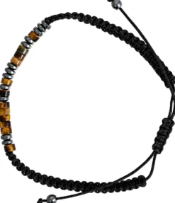 Bijou Brigitte Edelsteinarmbänder|Herrenarmbänder>Herren Armband - Brown Eye schwarz, braun