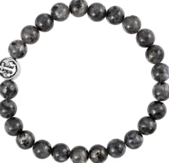 Bijou Brigitte Edelsteinarmbänder|Herrenarmbänder>Herren Armband - Grey Labradorite grau