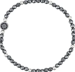 Bijou Brigitte Herrenarmbänder>Herren Armband - Hematite Shine grau