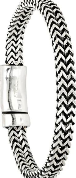 Bijou Brigitte Herrenarmbänder|Wasserfester Schmuck>Herren Armband - Rough Chain silber