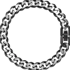 Bijou Brigitte Herrenarmbänder|Wasserfester Schmuck>Herren Armband - Shiny Black schwarz