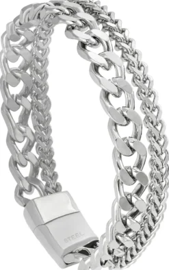 Bijou Brigitte Herrenarmbänder|Edelstahlschmuck In Silber>Herren Armband - Silver Unity silber