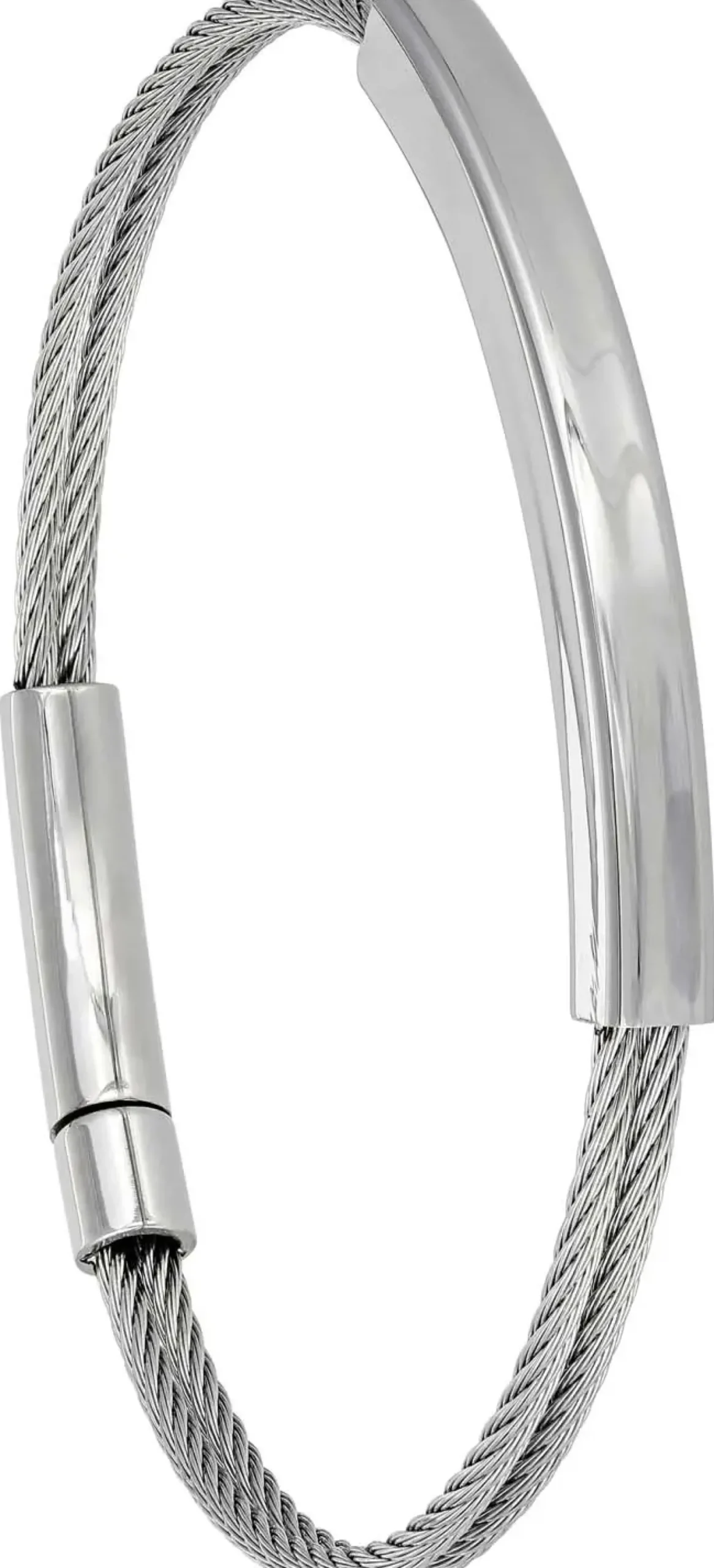 Bijou Brigitte Herrenarmbänder|Wasserfester Schmuck>Herren Armband - Simple Steel silber