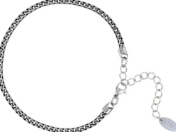 Bijou Brigitte Herrenarmbänder|Wasserfester Schmuck>Herren Armband – Steel Vibe schwarz, silber