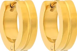Bijou Brigitte Ohrringe Gold|Wasserfester Schmuck>Herren Creolen - en Mini gold