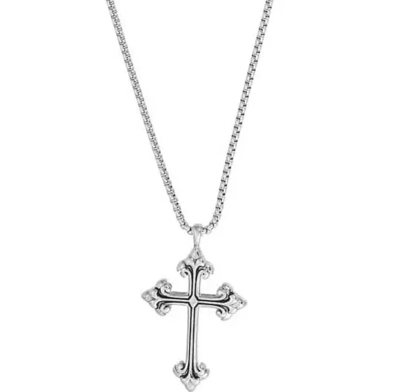 Bijou Brigitte Wasserfester Schmuck|Herrenketten>Herren Kette - Big Cross silber