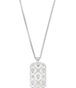 Bijou Brigitte Wasserfester Schmuck|Herrenketten>Herren Kette - Big Plate silber