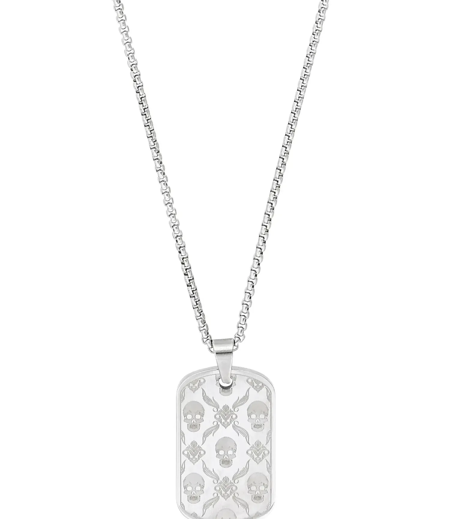Bijou Brigitte Wasserfester Schmuck|Herrenketten>Herren Kette - Big Plate silber