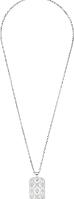 Bijou Brigitte Wasserfester Schmuck|Herrenketten>Herren Kette - Big Plate silber