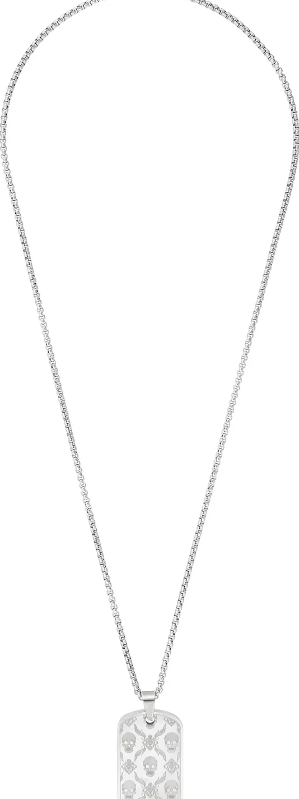 Bijou Brigitte Wasserfester Schmuck|Herrenketten>Herren Kette - Big Plate silber