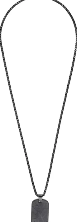Bijou Brigitte Wasserfester Schmuck|Herrenketten>Herren Kette - Black Design schwarz