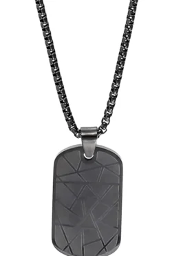 Bijou Brigitte Wasserfester Schmuck|Herrenketten>Herren Kette - Black Design schwarz