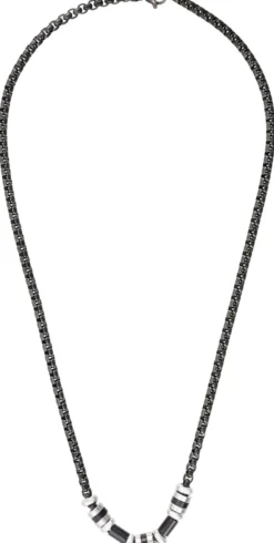Bijou Brigitte Wasserfester Schmuck|Herrenketten>Herren Kette - Black Phantom schwarz
