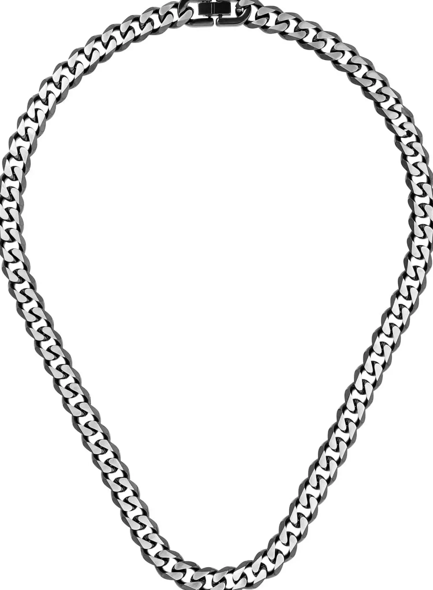 Bijou Brigitte Wasserfester Schmuck|Herrenketten>Herren Kette - Black Steel schwarz, silber