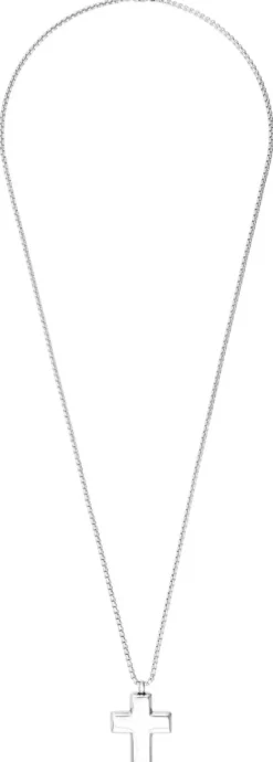 Bijou Brigitte Wasserfester Schmuck|Herrenketten>Herren Kette - Chic Cross silber