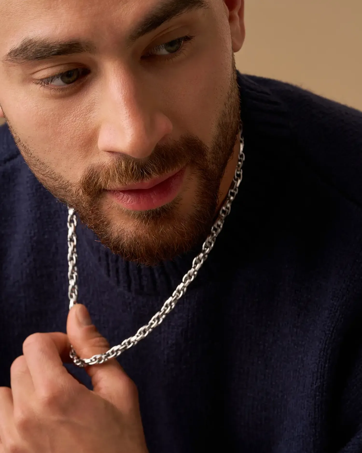 Bijou Brigitte Wasserfester Schmuck|Herrenketten>Herren Kette - Classic Steel silber