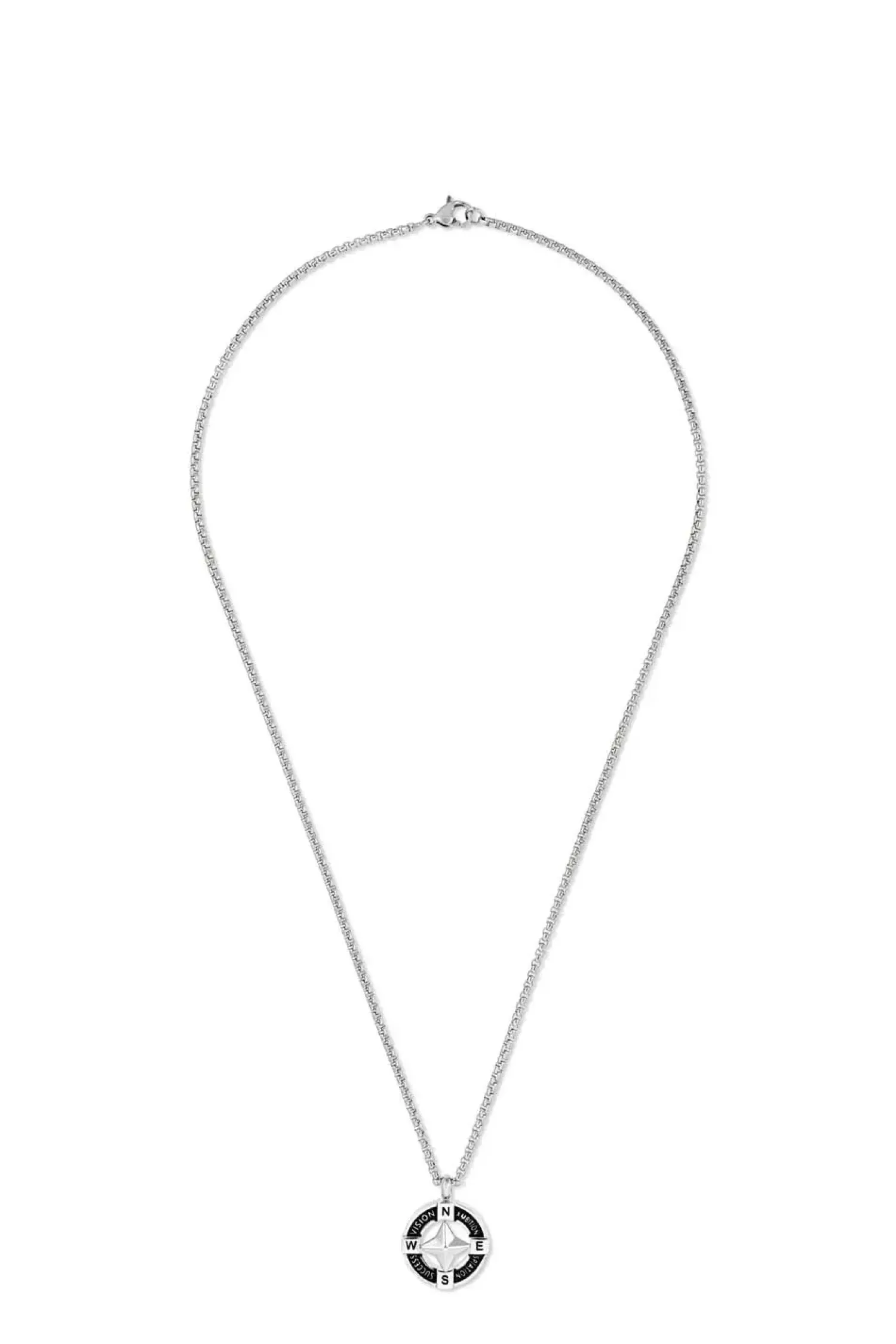 Bijou Brigitte Herrenketten|Edelstahlschmuck In Silber>Herren Kette - Compass Steel silber
