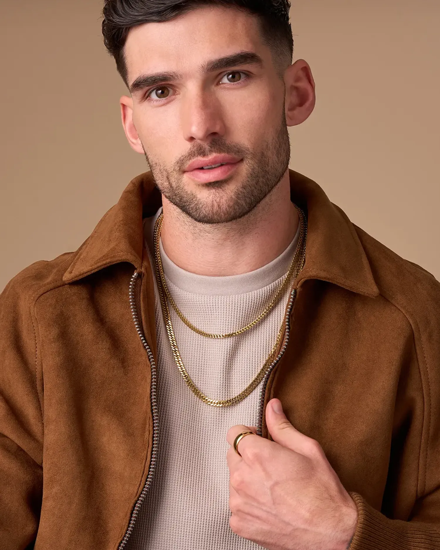 Bijou Brigitte Edelstahlschmuck In Gold|Wasserfester Schmuck>Herren Kette - en Vibe gold