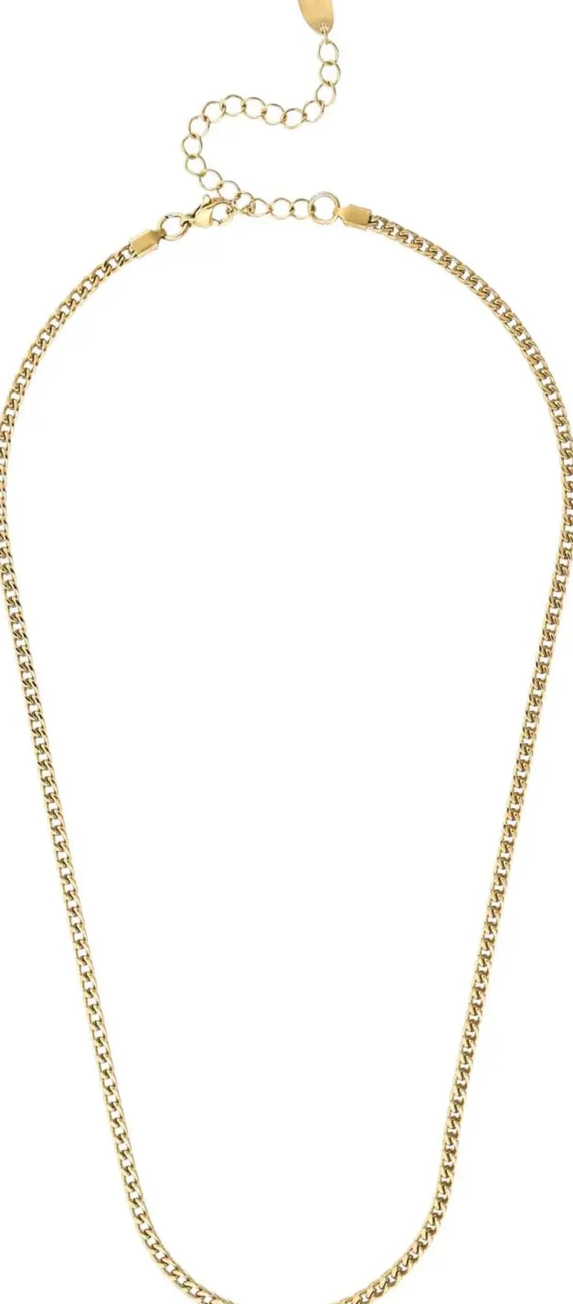 Bijou Brigitte Edelstahlschmuck In Gold|Wasserfester Schmuck>Herren Kette - en Vibe gold
