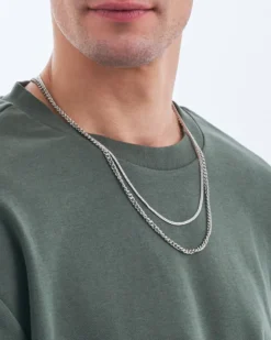 Bijou Brigitte Herrenketten>Herren Ketten-Set - Cool Classic silber