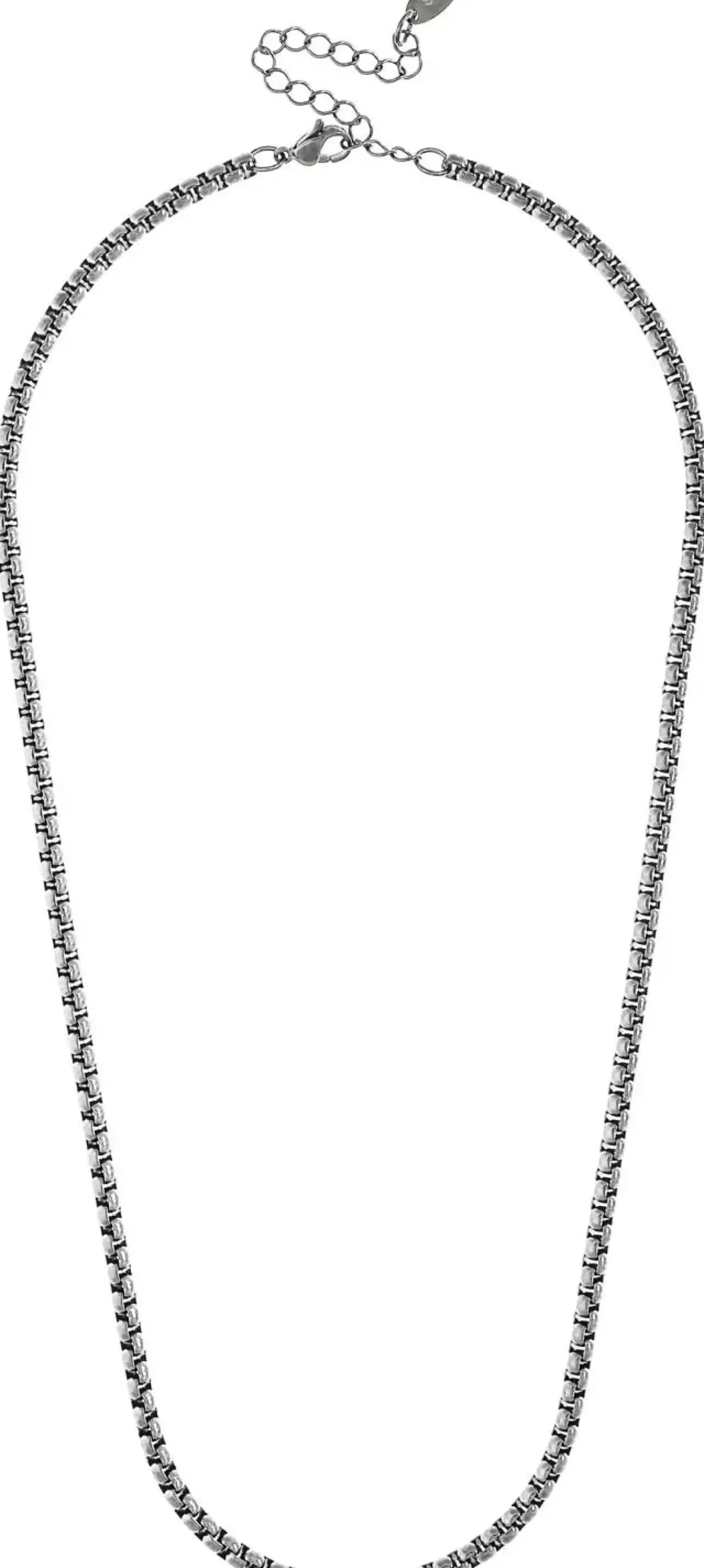 Bijou Brigitte Wasserfester Schmuck|Herrenketten>Herren Kette - Plain Steel silber