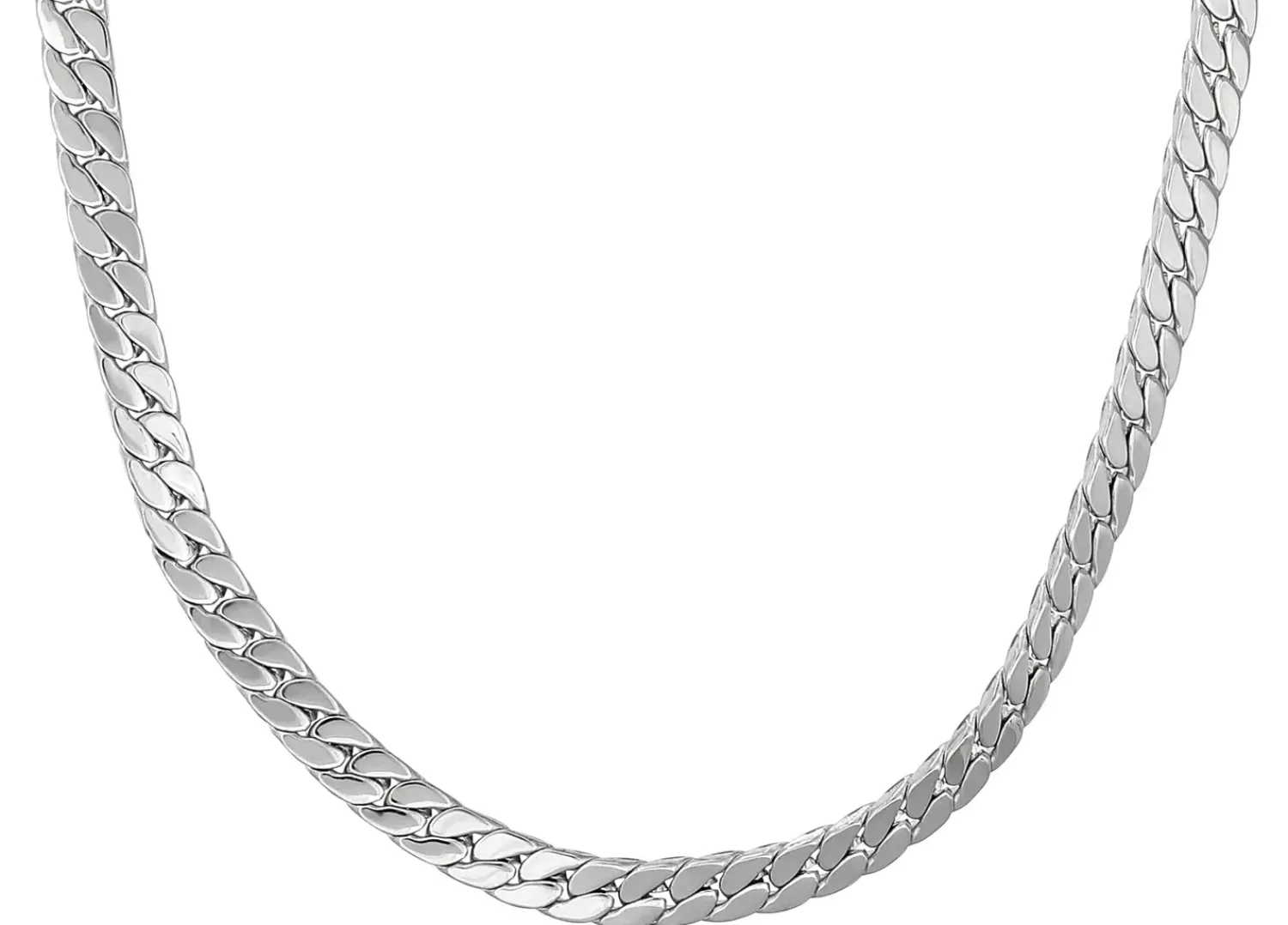 Bijou Brigitte Wasserfester Schmuck|Herrenketten>Herren Kette - Silver Necklace silber