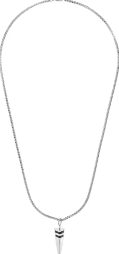 Bijou Brigitte Herrenketten>Herren Kette - Silver Spike silber