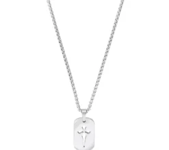 Bijou Brigitte Wasserfester Schmuck|Herrenketten>Herren Kette - Small Plate silber