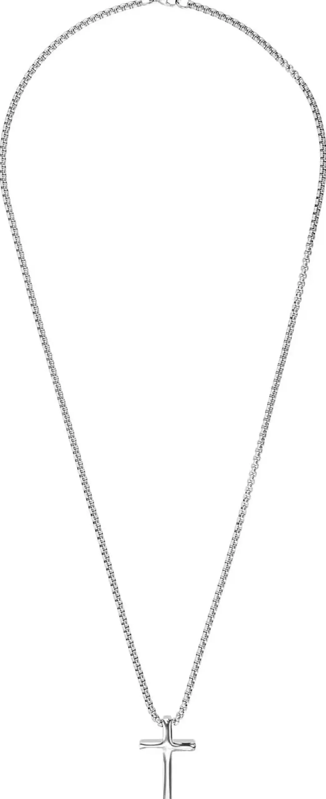 Bijou Brigitte Wasserfester Schmuck|Herrenketten>Herren Kette - Steel Cross silber