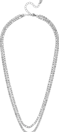 Bijou Brigitte Wasserfester Schmuck|Herrenketten>Herren Kette - Steel Sparkle silber